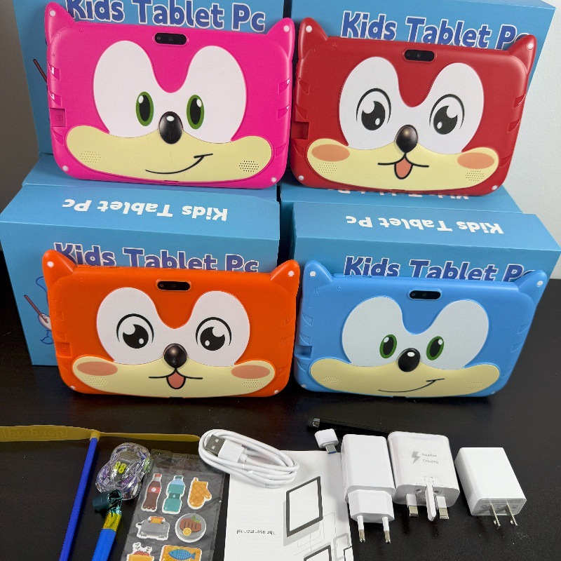 Оптовая продажа фабрики иностранной торговли новый 7-дюймовый детский обучающий умный планшет WiFi Bluetooth кросс-бодер