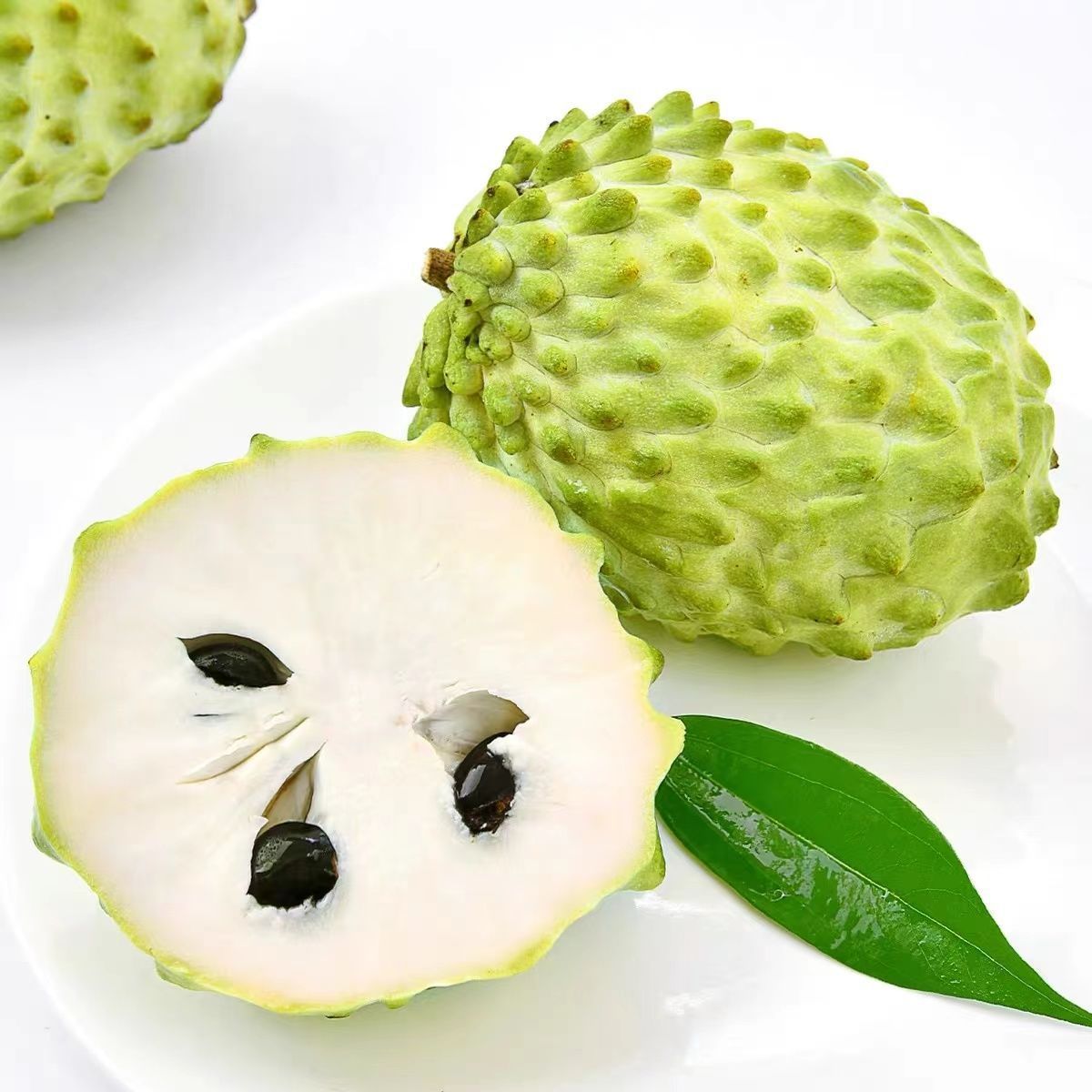 Milk Fresh Custard Apple 2.5kg Seasonal Tropical Fruit Large Fruit Custard Apple Custard Apple Head Fruit 0.5kg Non-Taiwanese Custard Apple