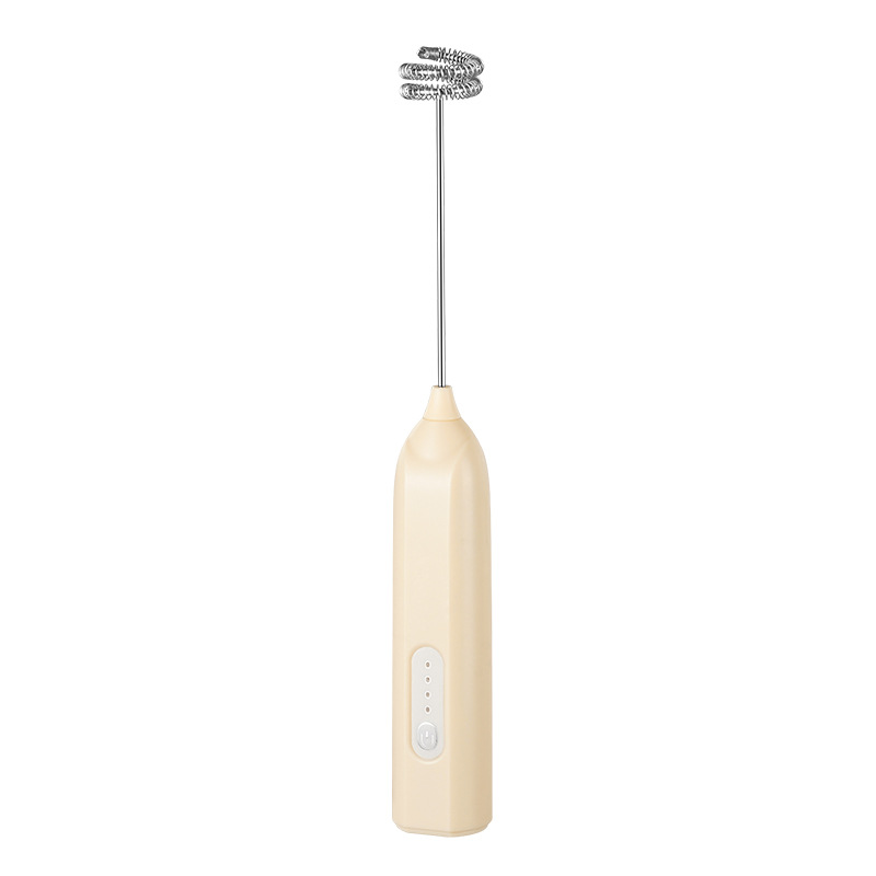 Jll7602 Electric Milk Frother and Egg Beater Environmentally Friendly 304 Stainless Steel Three-Speed Power Adjustment Function Type-C Charging