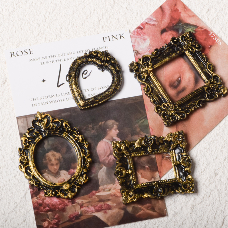 Retro series Mini small frame photo wall decoration DIY creative jewelry accessories photo props