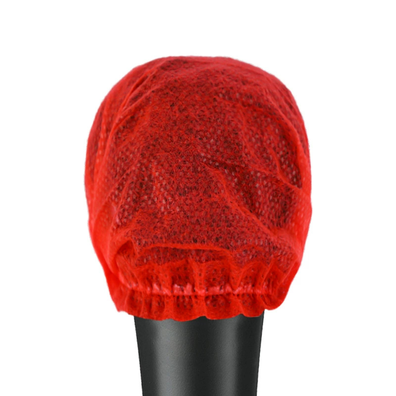 Ktv Microphone Cover Microphone Protective Cover Disposable Non-Woven Fabric Individually Packaged O-Shaped U-Shaped Dust Cover Protective Cover
