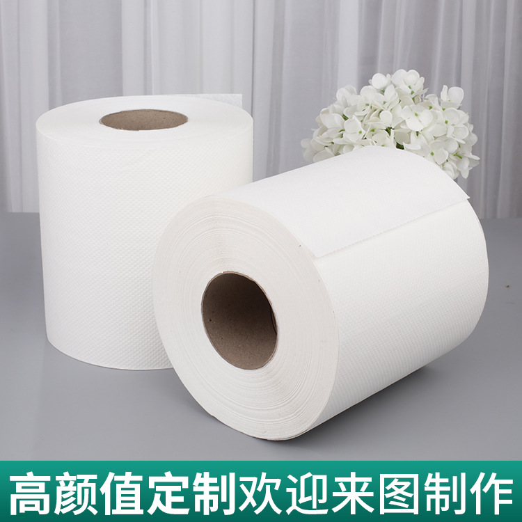 Commercial Hand Towels for Hotel Bathrooms, Center-Pull Large Rolls, Absorbent and Quick-Drying
