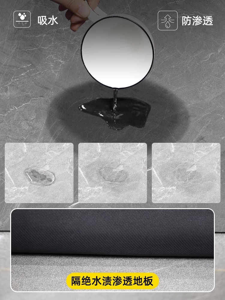 Diatom Mud Table Mat Can Be Cut into Kitchen Drain Mat, Absorbent Mat, Countertop, High-Grade Water-Absorbent, Quick-Drying, Heat-Insulating, Antibacterial and Drainable