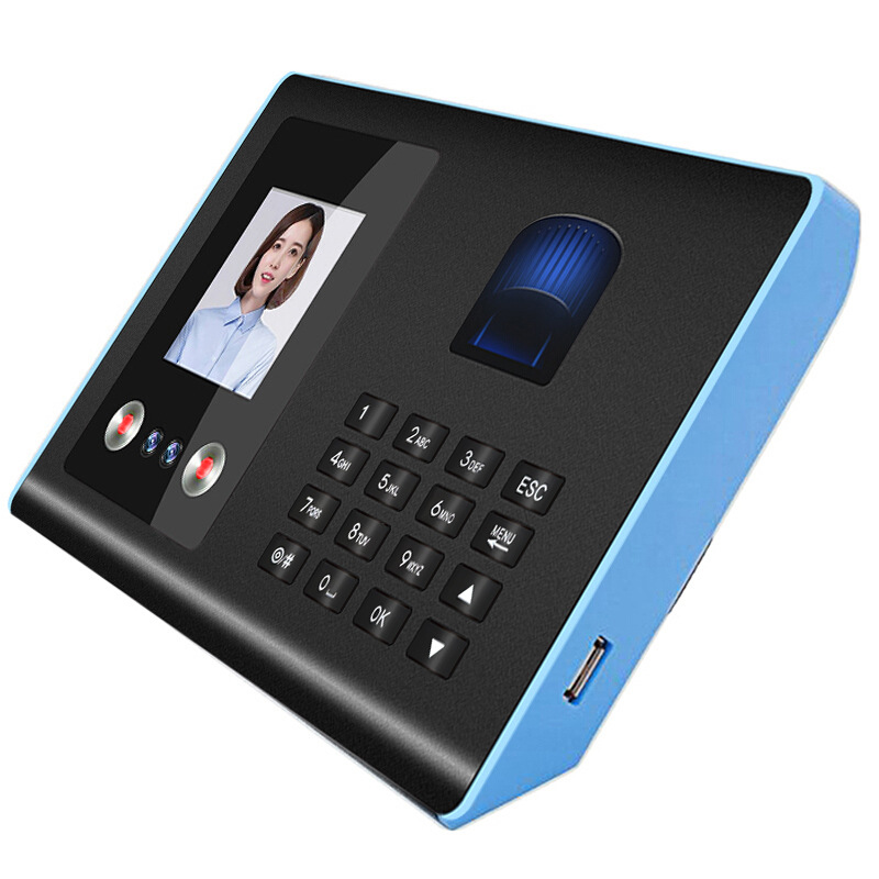 Face Attendance Machine Manufacturer Customizes Face Recognition Fingerprint Facial Employee Canteen Sign-In Machine Logo Factory Customization