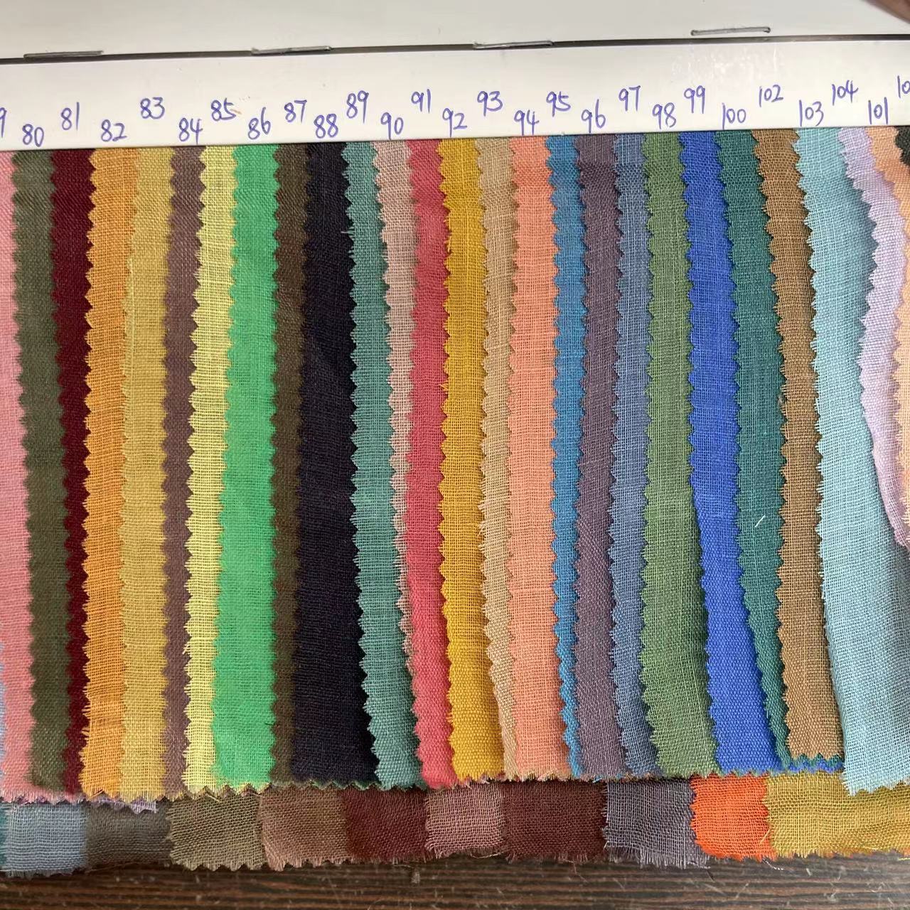 100 PCs pure Ramie ultra-thin 65G high-end light luxury breathable dress Han clothing fabric