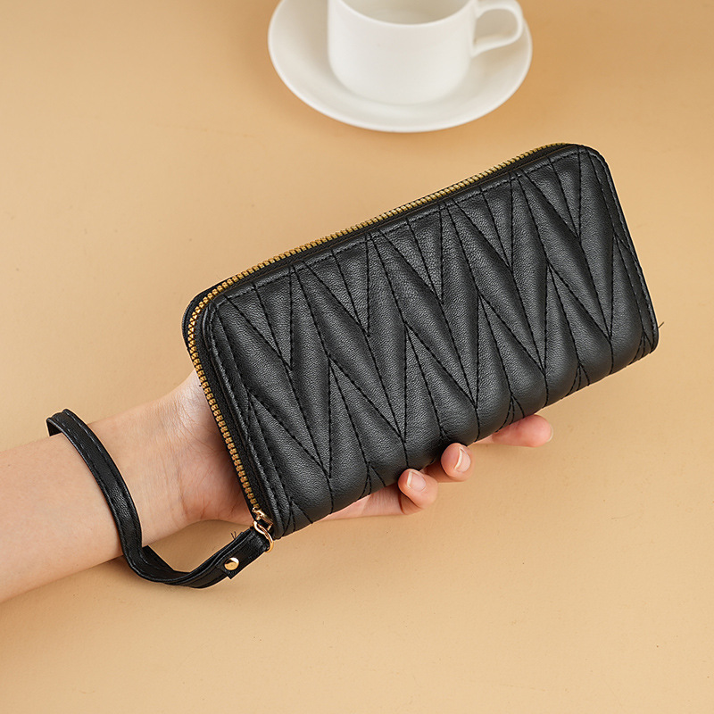 Cross-border Macaron Wallet Women's Short Long European and American Light Luxury Fragrance Handheld Zipper Women's Cross-border Wallet