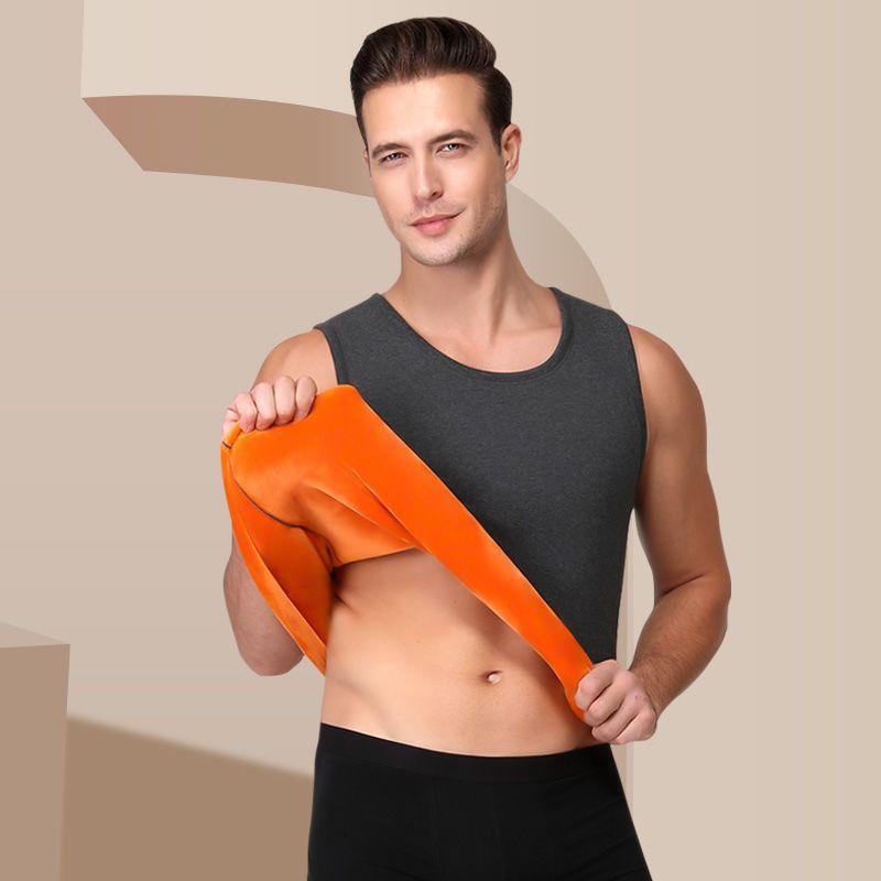 Теплый жилет для мужчин, супер мягкий, с флисовой подкладкой