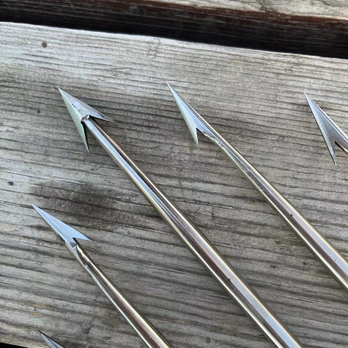 New Harpoon Stainless Steel Three-Tooth Barbed Fork Large Five-Tooth Steel Fork Multi-Functional Old-Fashioned Fish Fork Handmade Fork