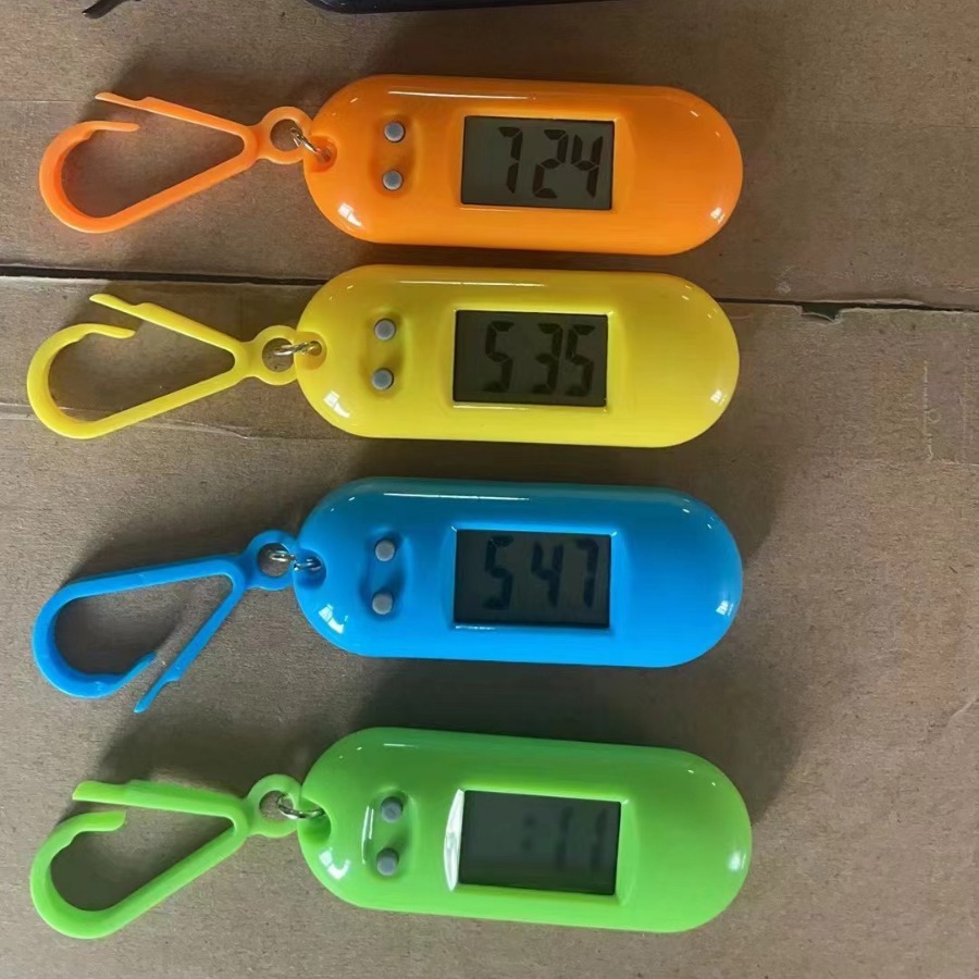 Мини-оптовые студенческие часы-брелок промоция подарок для рюкзака эллиптические электронные висячие часы