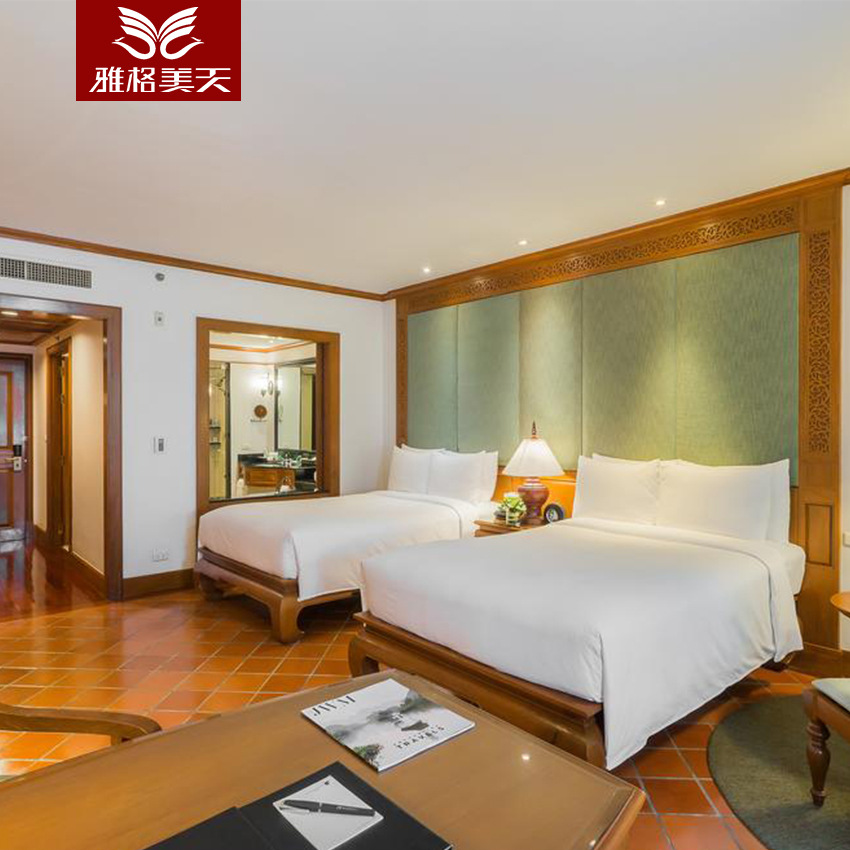 Customized Hotel Bedroom Furniture Packages, Customized House B&B Hotel Model Room Furniture Projects