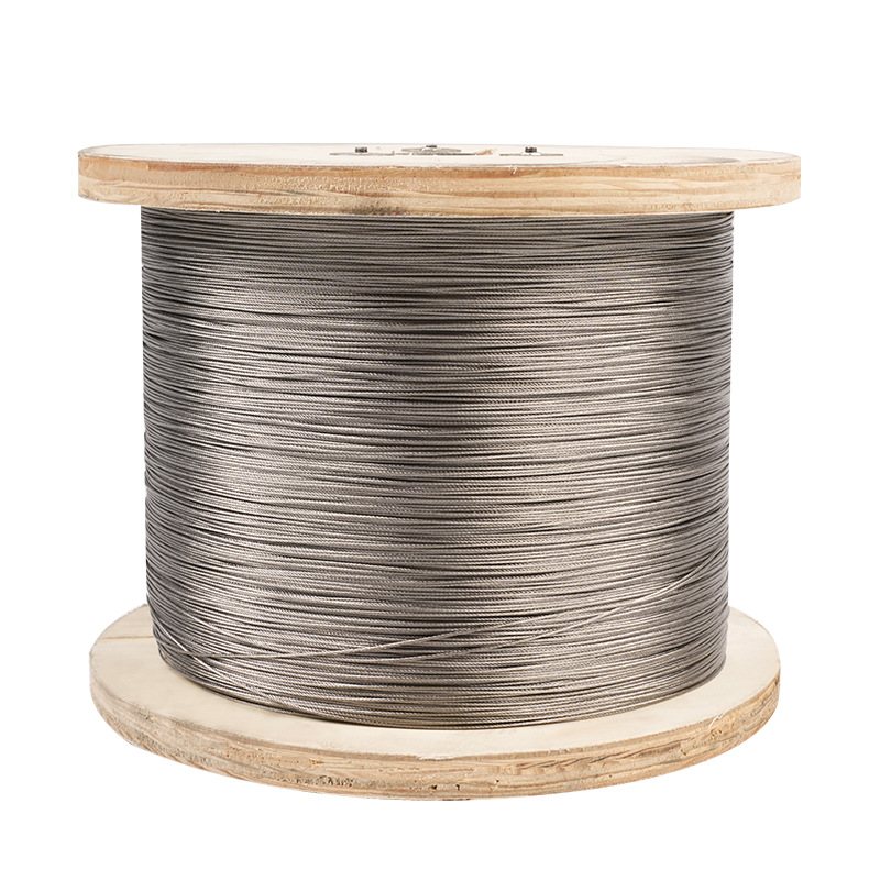 304/316/Stainless Steel Wire Rope Industrial Greenhouse Traction Hoisting Lifting Clothes Drying Stainless Steel Rope Marine