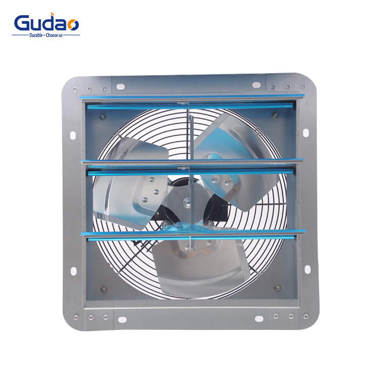 All-metal strong Louver Fan Wall exhaust fan kitchen lampblack ventilator large air volume mute exhaust fan 110V