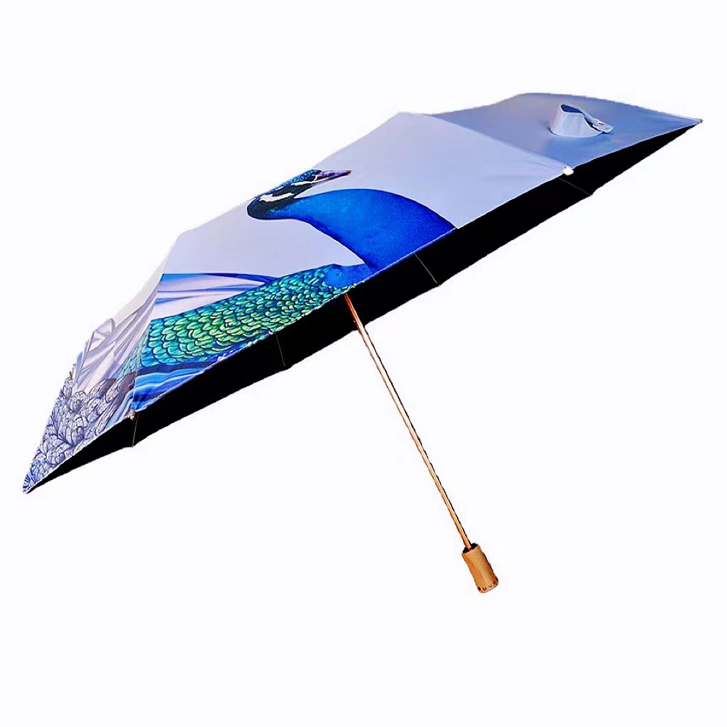 Wholesale Cartoon Umbrellas 70% off Vinyl Sun Protection Manual Sunny Umbrella Folding Advertising Umbrella Sun Umbrella with Logo