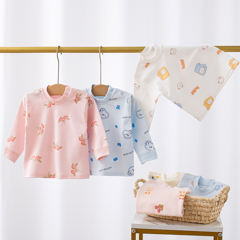 Оптовая продажа детской одежды, осенние вещи, базовая футболка