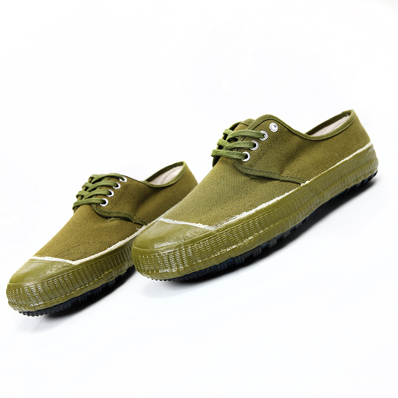 Jihua 3537 Jiefang Shoes Men's Wear-resistant Construction Site Work Yellow Rubber Shoes Women's Outdoor Low-top Hiking Training Shoes