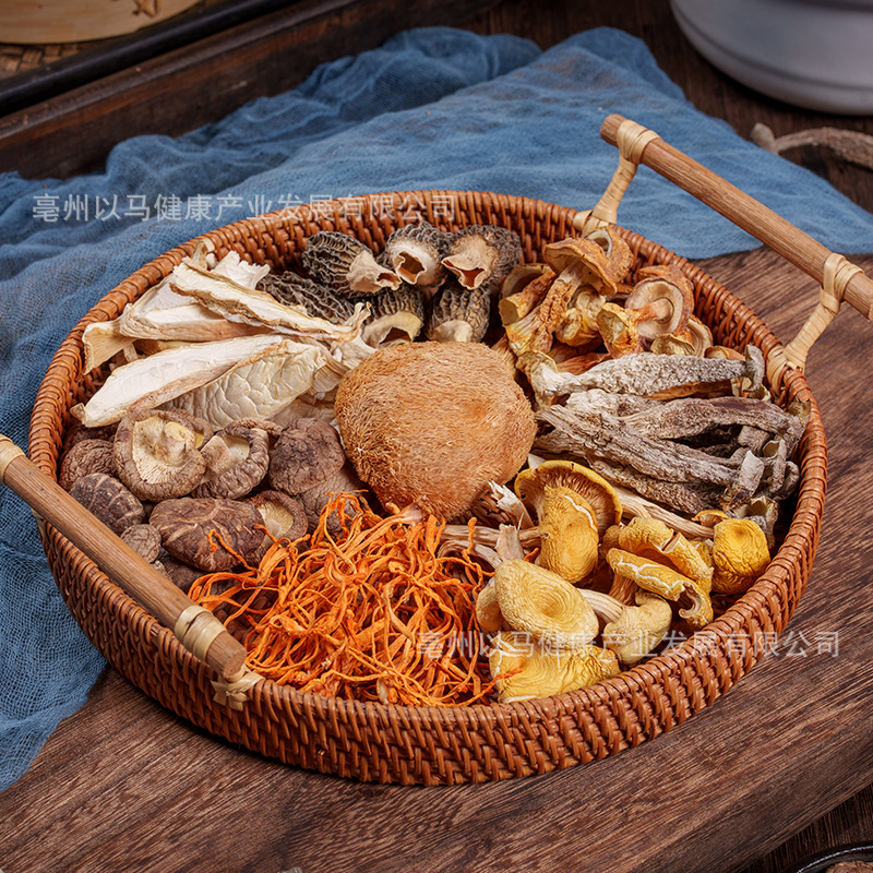 Yunnan specialty colorful mushroom soup package TikTok same style wholesale Shanzhen dry goods soup Morchella Mushroom hot pot soup package