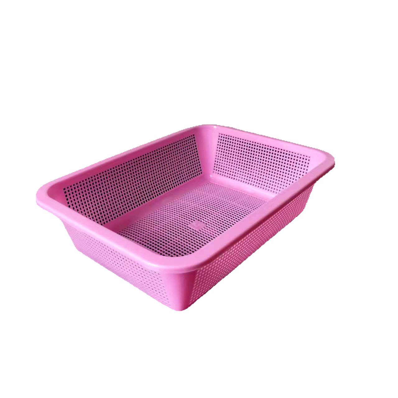 Plastic Basket Rectangular Square Sieve Remote Control Storage Basket E-Commerce Distribution Basket Warehouse Distribution Basket Dense Mesh Drain Basket