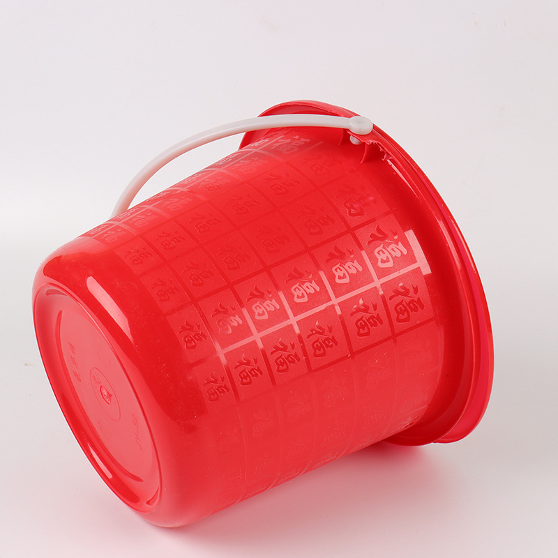 Factory Direct Sales Bucket with Lid, Beach Bucket, Urine Collection Bucket, Strawberry Bucket, Printable Logo Gift Bucket, Plastic Handle Bucket