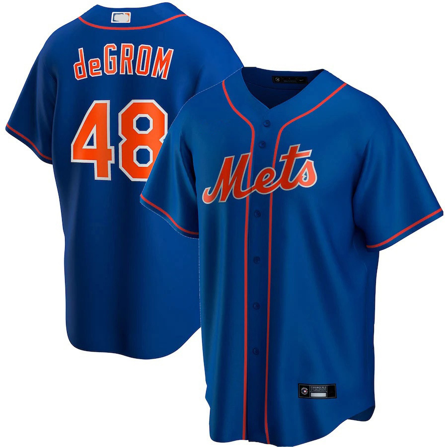 European and American Cross-Border Professional Baseball Uniforms, Softball Uniforms, American Game Baseball Shirts Customized New York Mets