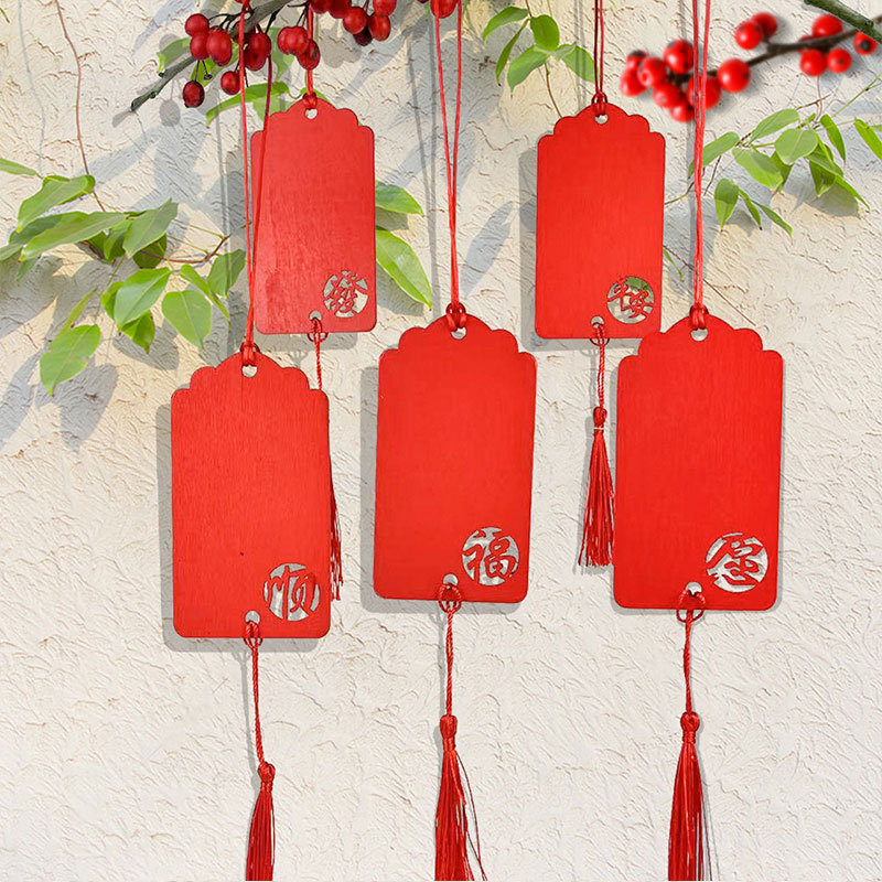 Оптовая продажа, ручная деревянная карточка желаний, благословляющая карточка, карточка мира, декоративный ярлык