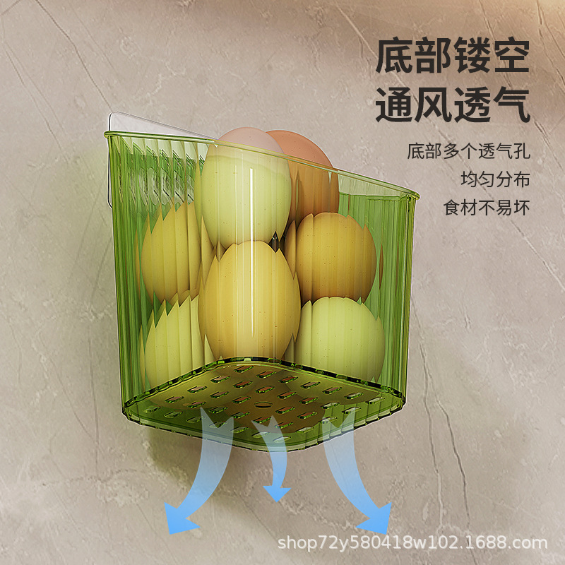 Ginger Garlic Storage Basket Kitchen Wall Hanging Storage Basket Ginger Garlic Storage Rack Wall Hanging Garlic Box Storage Box