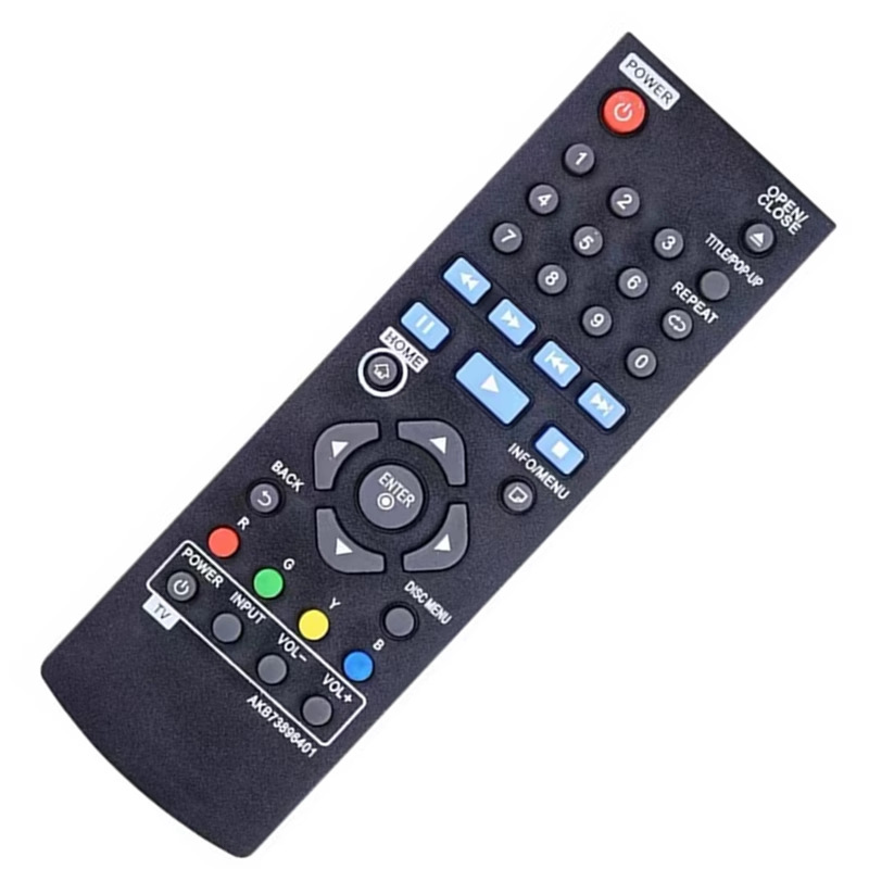 LG Blu-ray DVD Remote Control Boying Home Theater Audio AKB73896401 BP340/135/335W