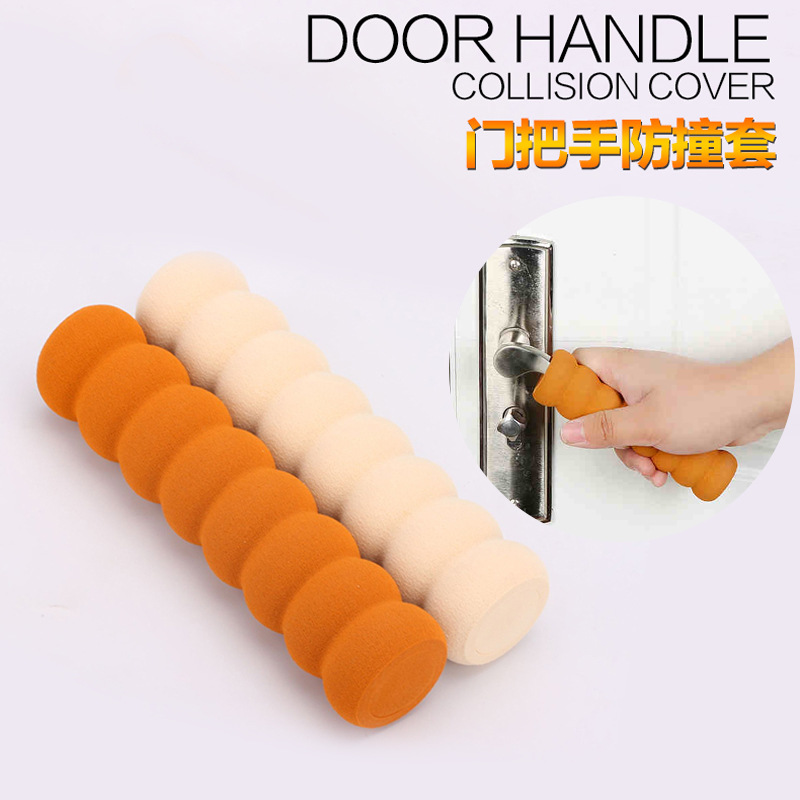 Защитный чехол для дверной ручки, антиколлизийный чехол, защитный чехол для дверной ручки, спиральная ручка двери