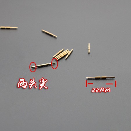 Led Light Strip Single Two-End Pointed Pin Connection Pin Butt Needle Copper Needle Two-End Pointed Single Independent Pin