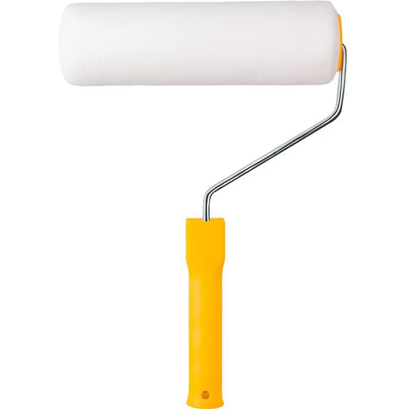 9inch Short-Bristle Hot Melt No Dead Ends Non-Shedding Floor Paint Latex Paint Solvent-Resistant Waterproof Paint Roller Brush