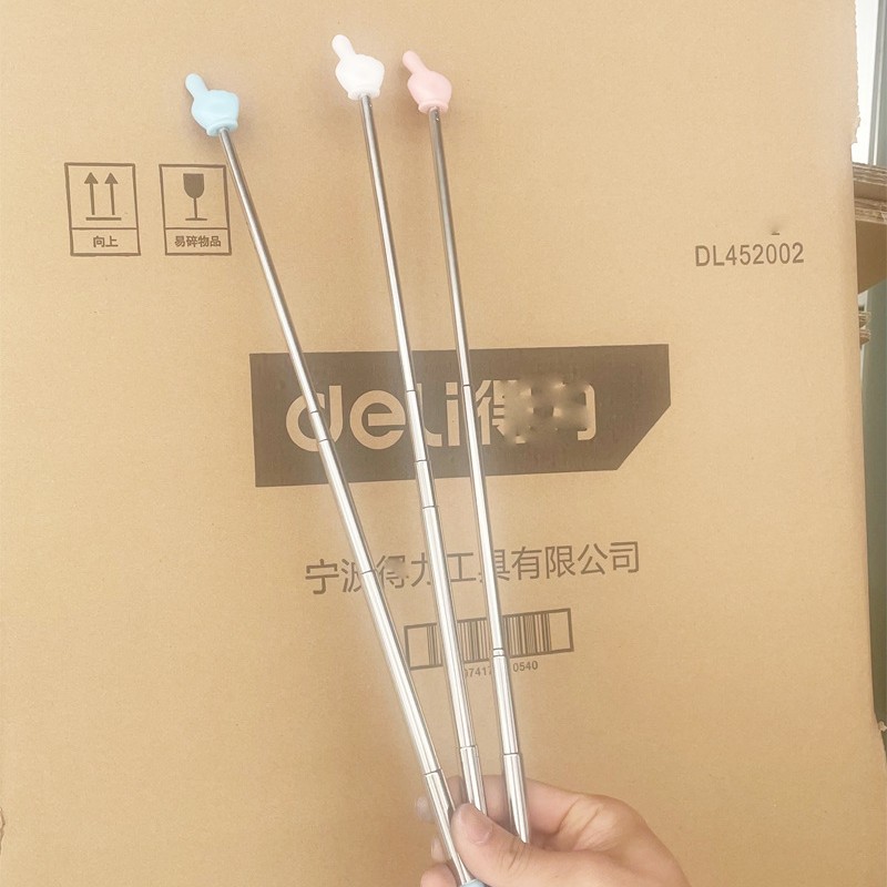 Ready-Made Finger Stick Telescopic Baton Teacher's Teaching Stick Finger Reading Stick Reading Finger Telescopic Reading Stick Teaching Aids