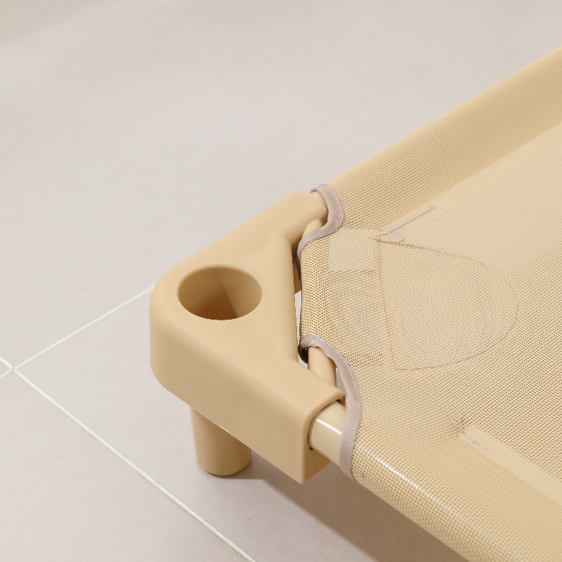 Kindergarten children's lunch bed small bed lunch break special bed hosting bed plastic folding bed Children mesh bed home