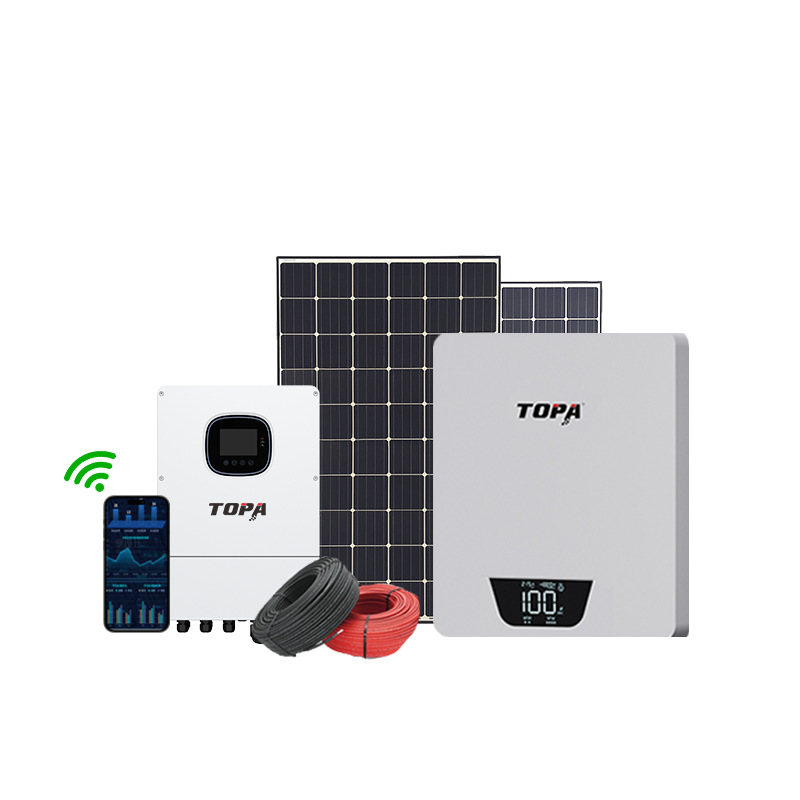 10/15Kwh Wall-Mounted Battery Sunroom House Roof Power Generation All-In-One Balcony Photovoltaic Energy Storage System