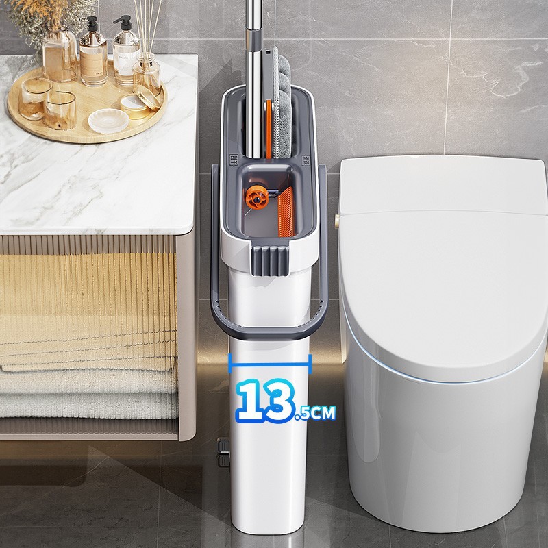 Best Helper Hand-free Flat Mop 2025 New Household One-drag Clean Dry and Wet Dual-use Lazy Mop Artifact