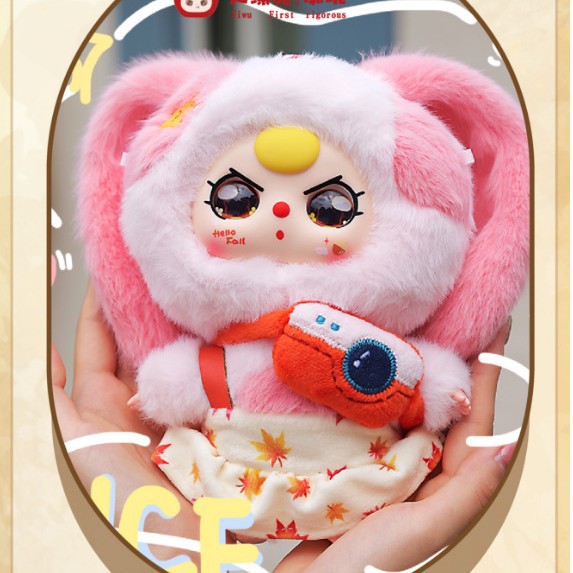 New Product】Bubble Mart Baby Three-Year-Old Baby Three Autumn Fairy Tale Blind Box Trendy Plush Toy Tiktok Bestseller