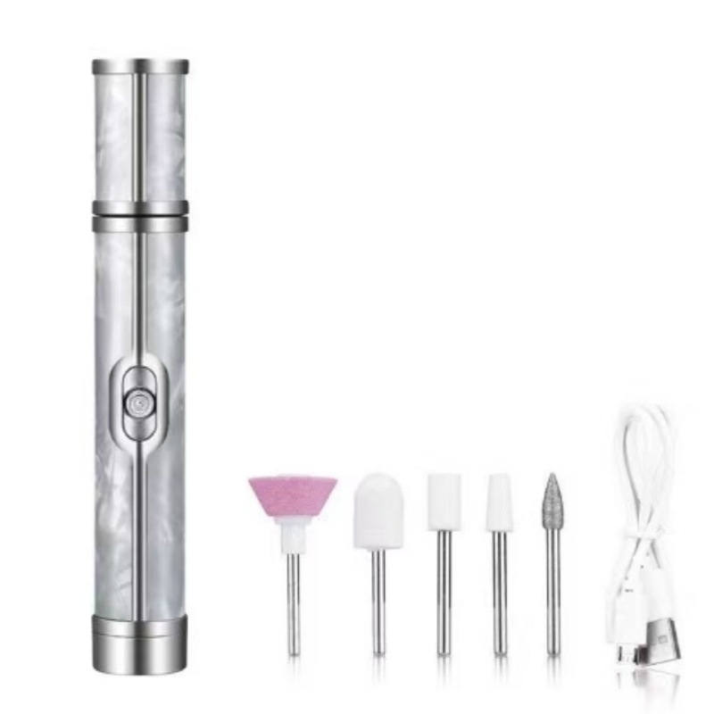 Electric nail sander small wireless nail grinder household portable manicure removal tool charging polishing pen