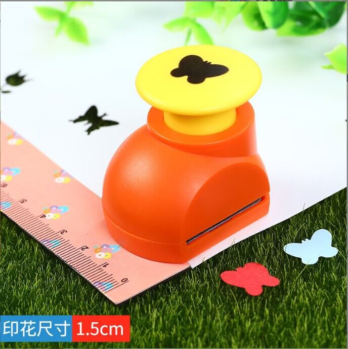 Embossing Tool for Children's DIY Crafts, Medium Size 1.5cm Embossing Machine, Hole Puncher, Flower Maker, Korean Style Planner