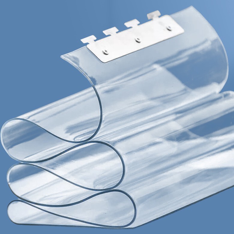 Processing of Transparent Plastic Pvc Door Curtains for All Year Round Windshield Air Conditioning Partition Curtains for Home Outer Doors Shop Commercial Soft Door Curtains