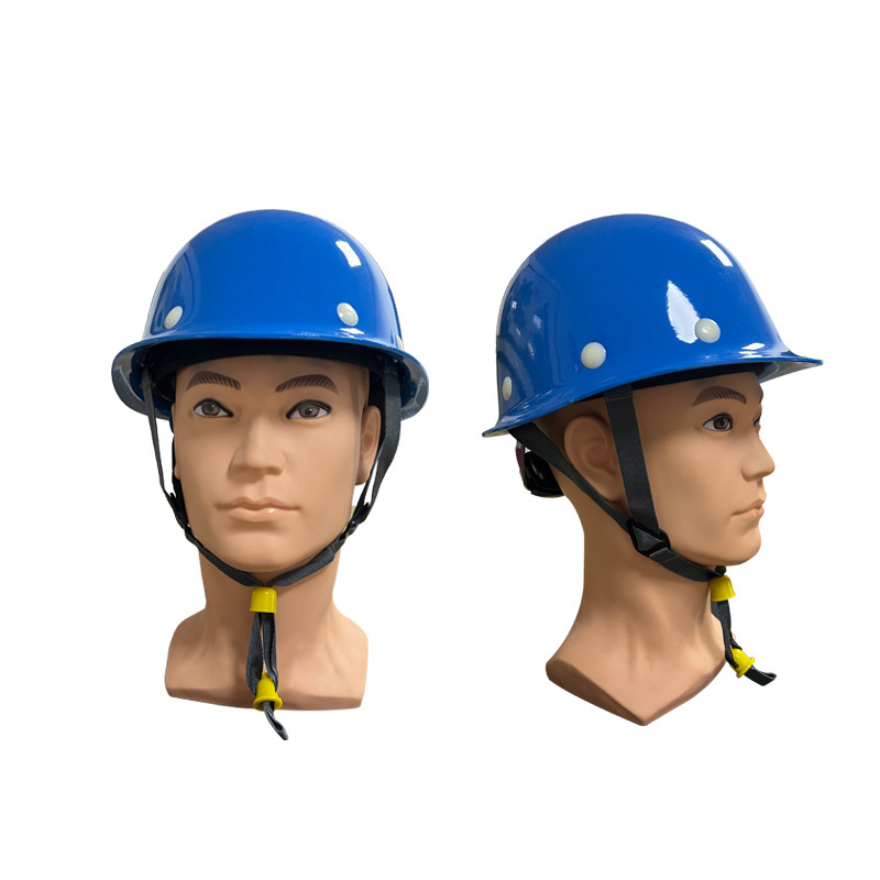 Security Helmet Construction National Standard Construction Site Helmet Customized Fiberglass Thickeneded Engineering Construction Labor Protection Anti-Smash Safety Helmet