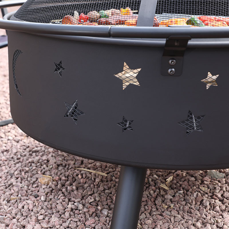 Cross-Border E-Commerce Outdoor Heating Brazier Wood Stove Courtyard Heater Campfire Fire Pit Outdoor Portable