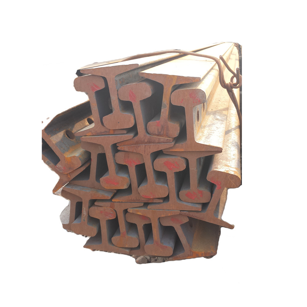 Q235B Hot Rolled Steel Rail 18kg 43kg Manufacturers Spot Steel Rail Crane Railway with Steel Rail Accessories Wholesale