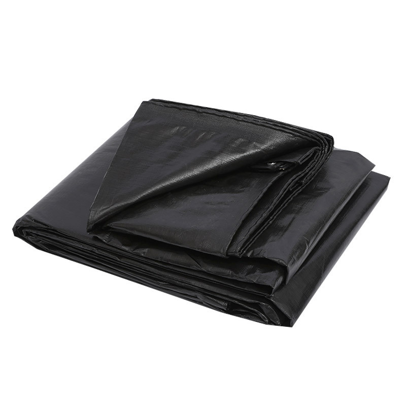 Водонепроницаемый черный брезент, рулон 90г, 120г, 130г, 180г, 190г