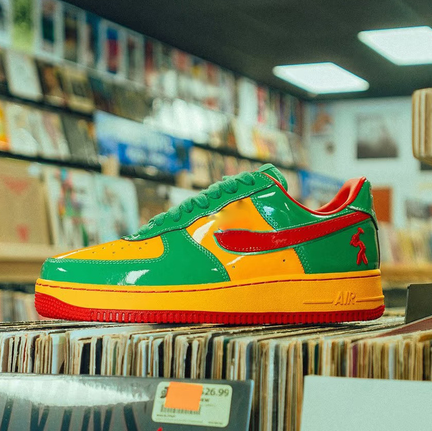 Чисто оригинальные Af1 совместные рабочие 2.0 Air Force One желтые и зеленые кожаные низкие кроссовки для мужчин и женщин спортивная обувь