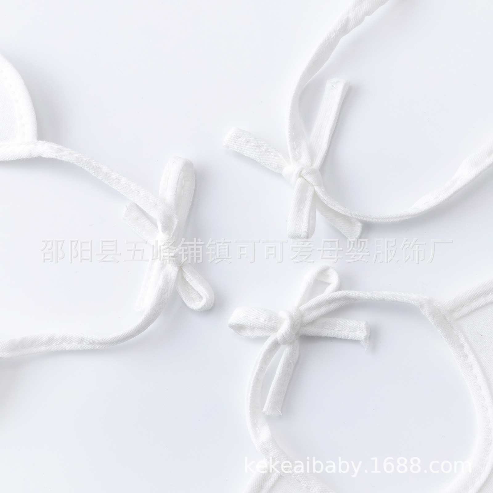 White children's painting saliva towel pure cotton baby bib waterproof lace-up pocket creative painted diy bib wholesale