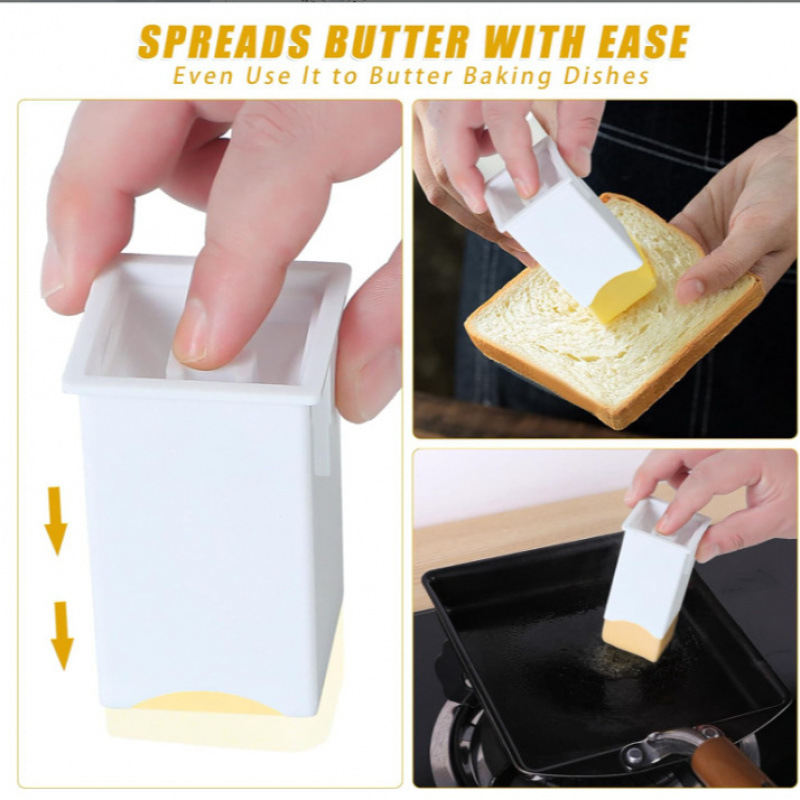 Butter Spreader Butter Dispensing Storage Box Corn Butter Holder with Built-In Butter Dispenser
