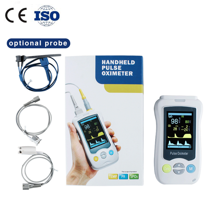 Neonatal Oximeter Handheld Palm Pulse Oximeter Heart Rate Monitoring Detection Adult Children Oximeter