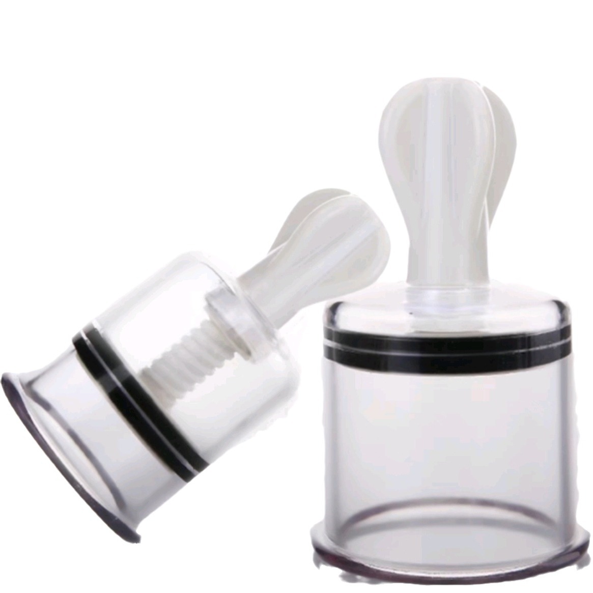 Hand-Twisted Cupping Device 18 Cans Household Air-Extracting Vacuum Cupping Air Cupping Rotating Transparent Gray Rod Cupping