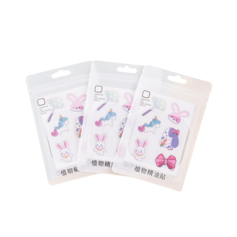Plant Essential Oil Sticker for Outdoor Children Baby Baby Pregnant Women Anti-ding Sticker Non-woven Cartoon Custom Mosquito Repellent Sticker for in stock