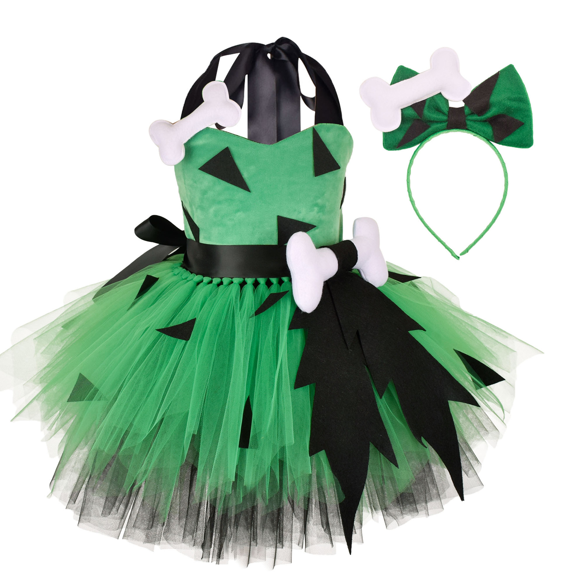 Crazy Primitive Halloween Children's Dress Children's Day Cosplay Girls Performance Dance Costume