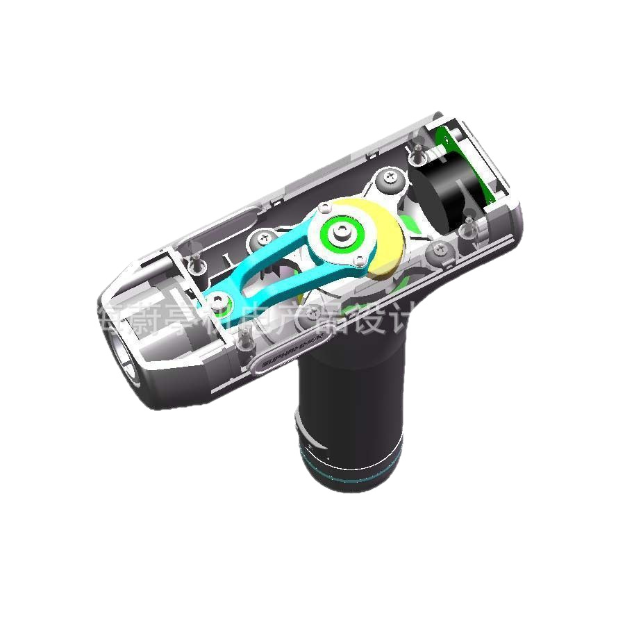 Fascia Gun Industrial Design, Component Design, Structural Design, Product Tooling, Mechanical Structure Is Perfect