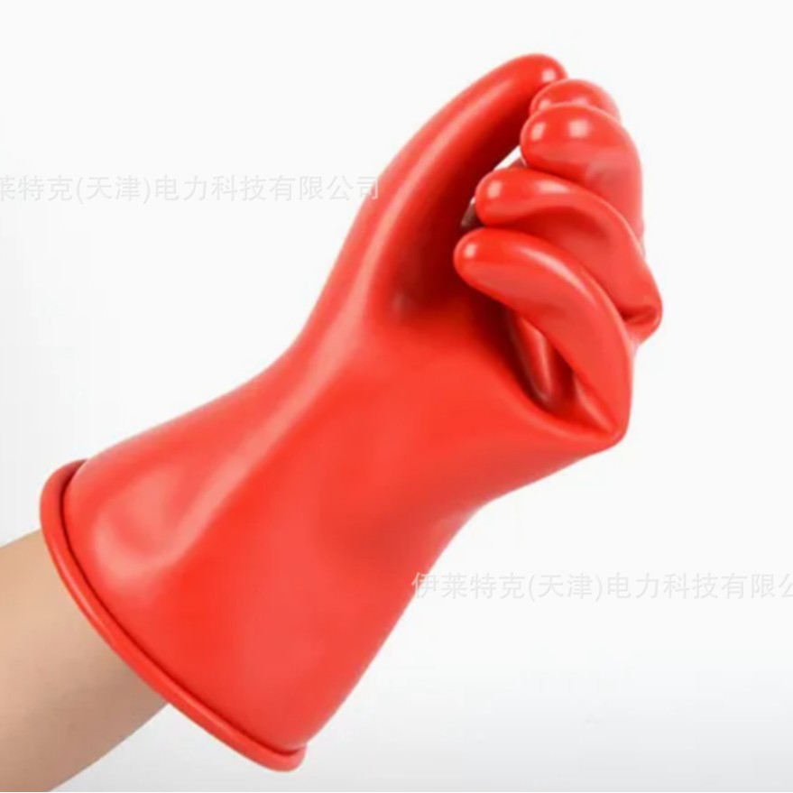 Non-Slip Rubber-Impregnated Nylon Gloves, Special for Power Cables, Black and Red Labor Protection Wear-Resistant Thickeneded Version